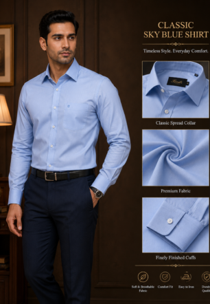 Classic Sky Blue Shirt